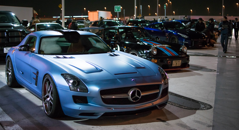 Illustration for article titled This Parking Lot In Tokyo Will Bring All Your Car Fantasies To Life